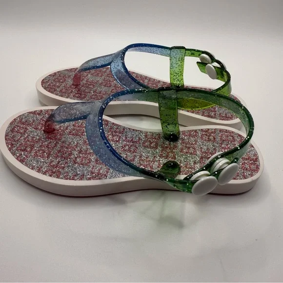 Girls Colorful Glitter Sandals - Picture 5 of 8